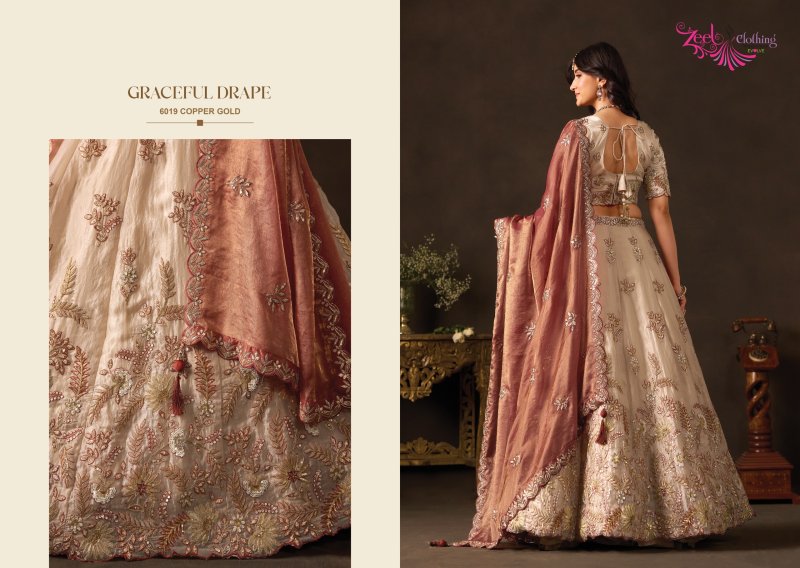 Lashkara by Zeel Fendy Silk With Sequence Work Lehenga Choli